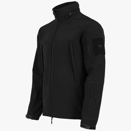 Highlander Coats Highlander Tactical Softshell Jacket Black