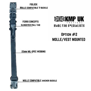 KMP UK Tactical retention KMP UK Tactical Weapon Retention Strap Black