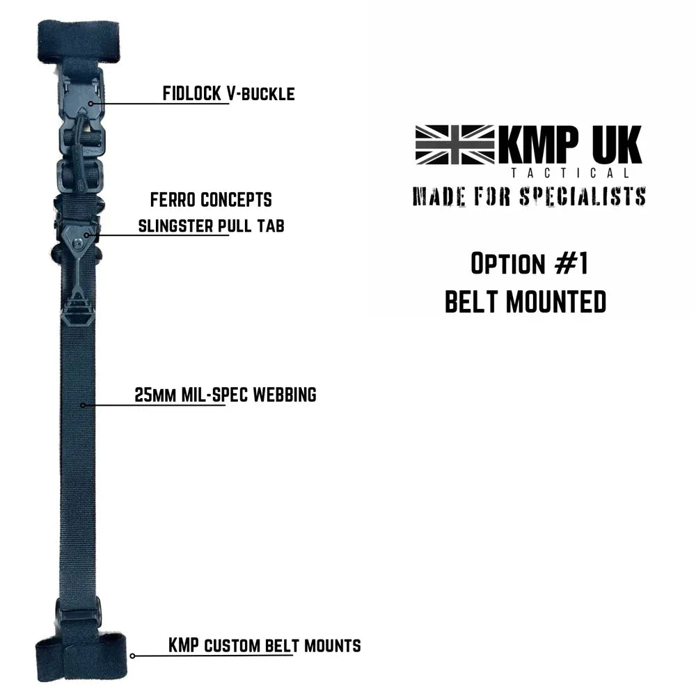 KMP UK Tactical retention KMP UK Tactical Weapon Retention Strap Black