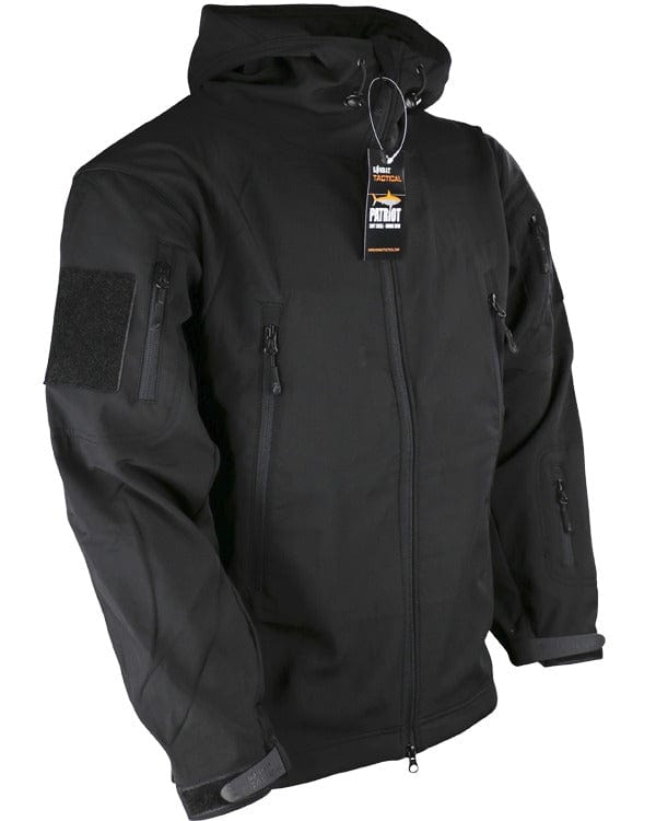 Kombat UK Ltd Coats Kombat UK PATRIOT Tactical Soft Shell Jacket - Black