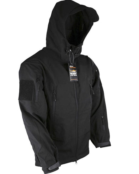 Kombat UK Ltd Coats Kombat UK PATRIOT Tactical Soft Shell Jacket - Black