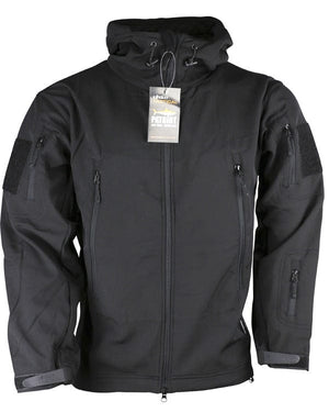 Kombat UK Ltd Coats Kombat UK PATRIOT Tactical Soft Shell Jacket - Black