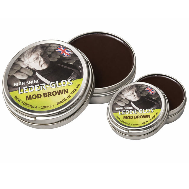 Leder-Glos MOD Brown, high shine polish
