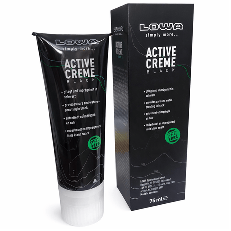 Lowa Creme for boots, black colour