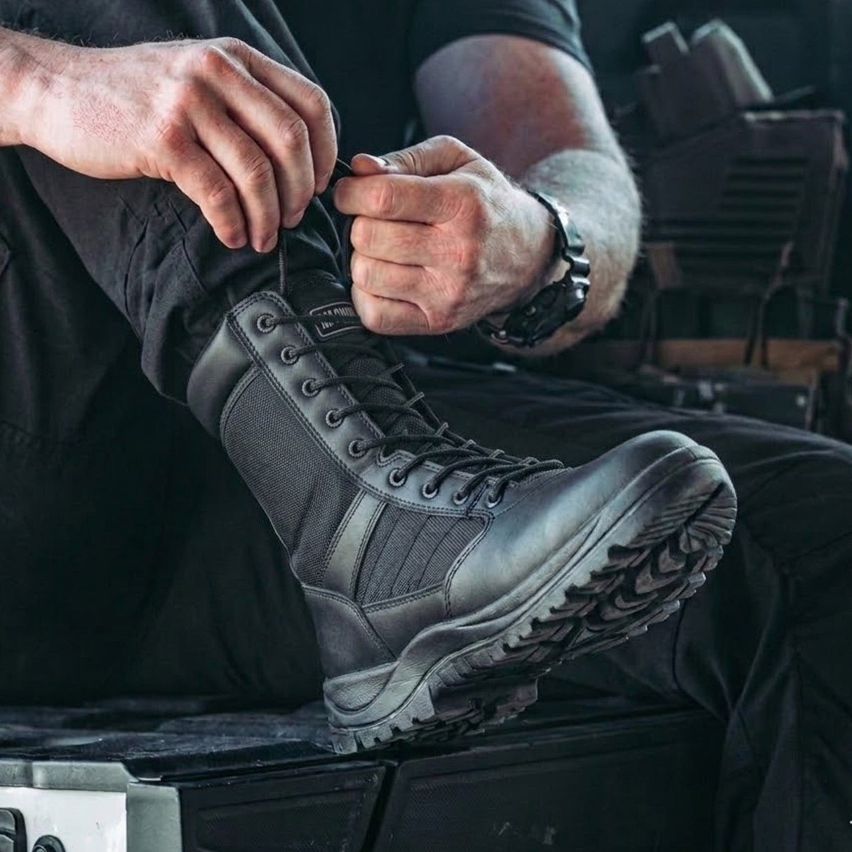 Magnum Centurion Black Boots for police and security 