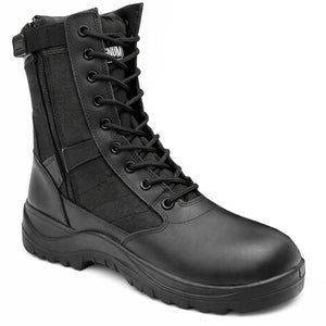 Magnum Centurion Black Boots with side zip made for police and security 
