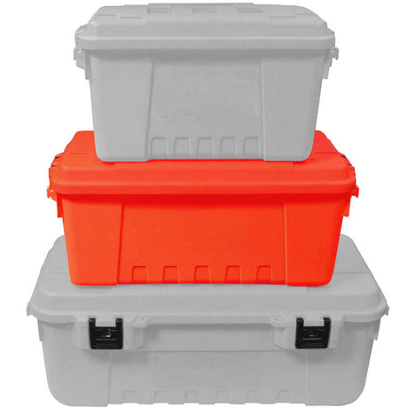 Medium orange Plano storage trunk