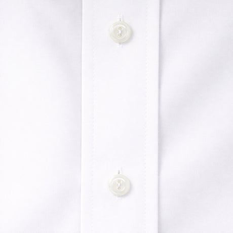 Cooneen Shirts & Tops Men's Long Sleeve Uniform Shirt With Epaulettes, White