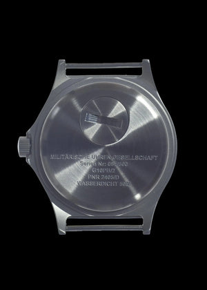 MWC Watches MWC G10 50m (165ft) Water Resistant NATO Pattern Military Watch with Satin Case Finish, Fixed Strap Bars, Sapphire Crystal and 60 Month Battery Life