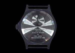 MWC Watches MWC G10 50m Water Resistant PVD Stealth with Battery Hatch, Solid Strap Bars and 60 Month Battery Life