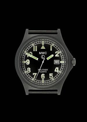 MWC Watches MWC G10 50m Water Resistant PVD Stealth with Battery Hatch, Solid Strap Bars and 60 Month Battery Life