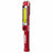 NEBO Big Larry 2 rechargeable-style LED work torch in red with COB work light panel