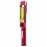 NEBO Big Larry 2 rechargeable-style LED work torch in red with COB work light panel
