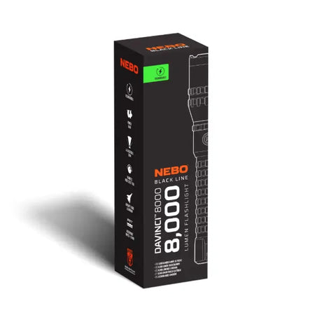 NEBO Torches Nebo Davinci™ 8000 - Black Line