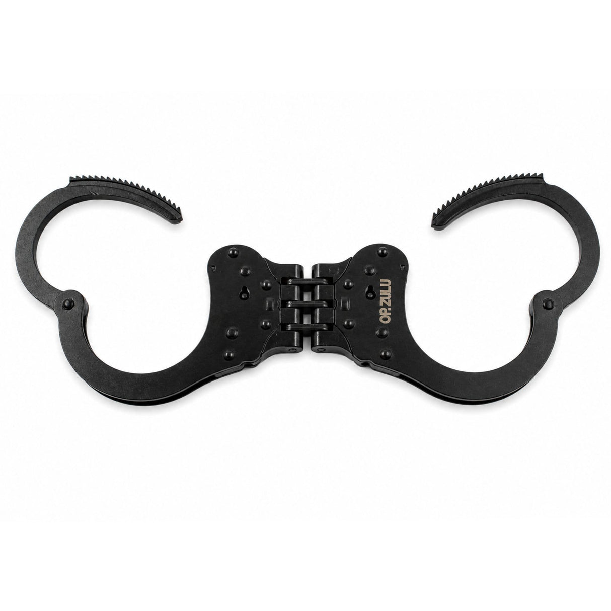 OP Zulu Handcuff OP ZULU Hinged Handcuff Black with 2 Sided Lock
