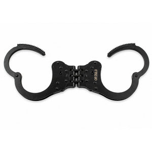 OP Zulu Handcuff OP ZULU Hinged Handcuff Black with 2 Sided Lock