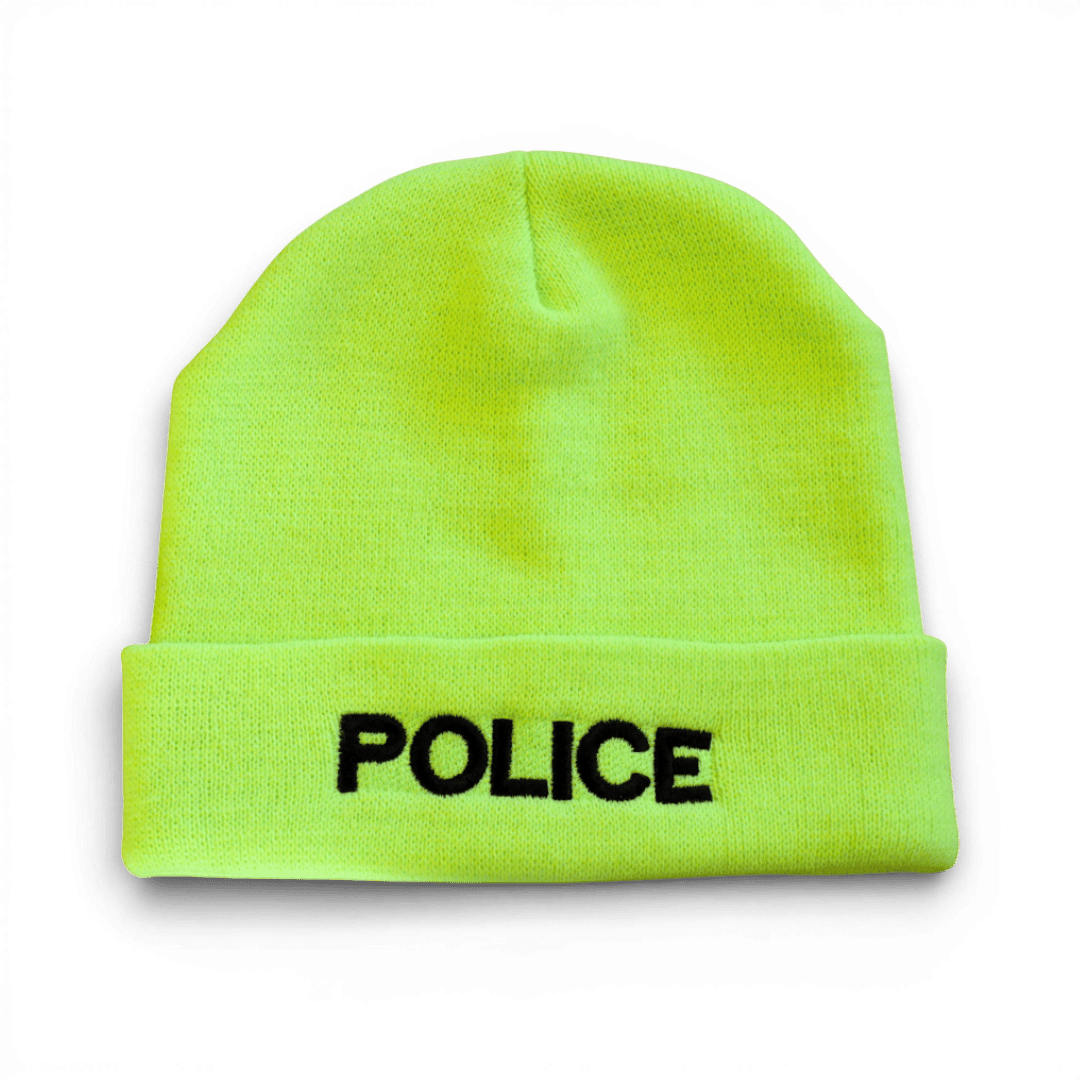 Op Zulu Headwear Yellow Op Zulu Police Beanie Hat