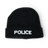 Op Zulu Headwear Black Op Zulu Police Beanie Hat
