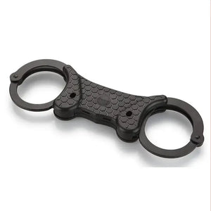 OP Zulu Handcuff Op Zulu Rigid Handcuffs Black 2 Sided Lock
