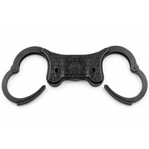 OP Zulu Handcuff Op Zulu Rigid Handcuffs Black 2 Sided Lock