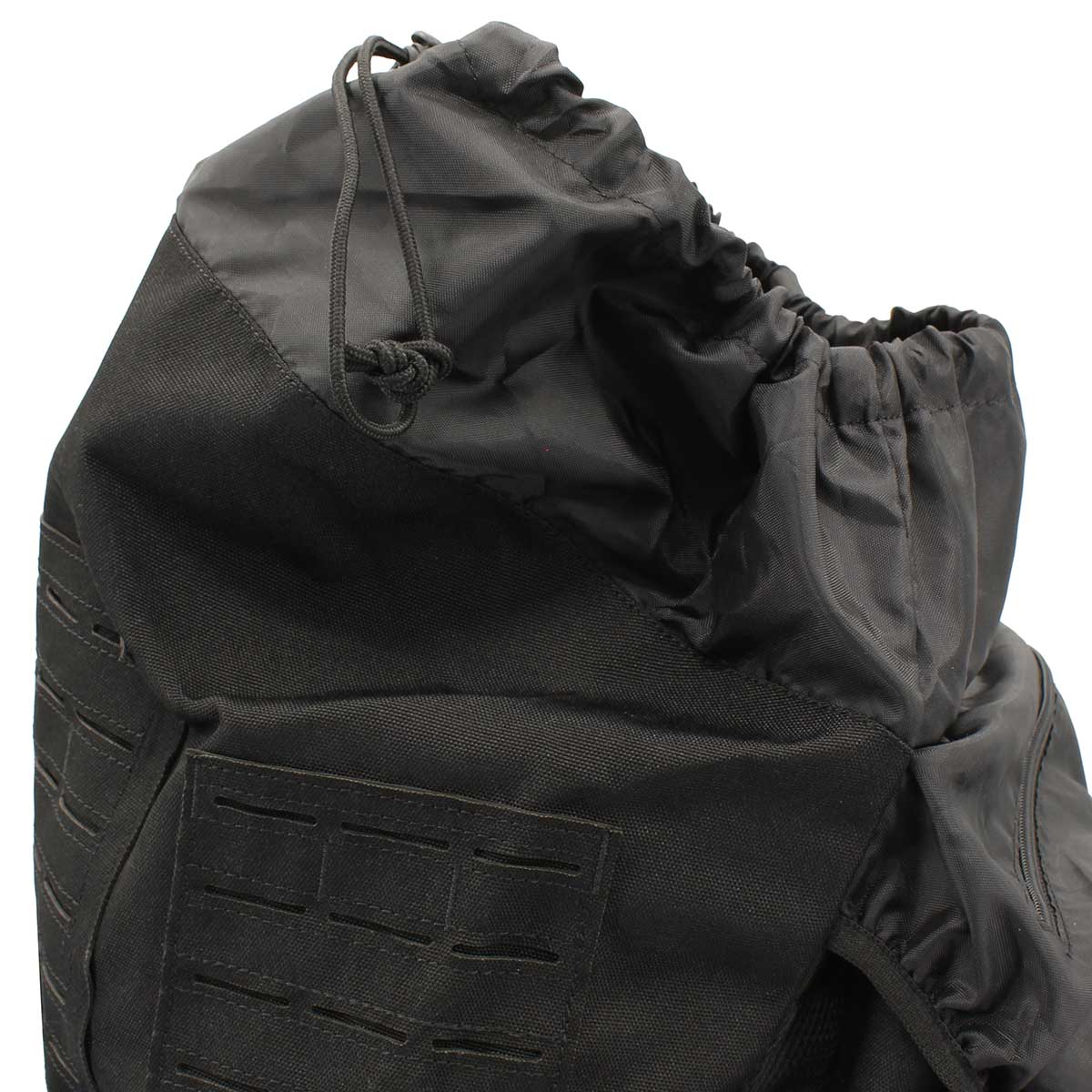 Snow Flap on Laser MOLLE Pack Black