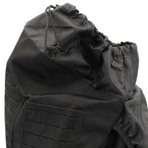 Snow Flap on Laser MOLLE Pack Black