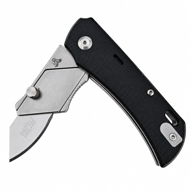 Twisted Assisted Utility Knife Black PALLAS Utility Knife G10