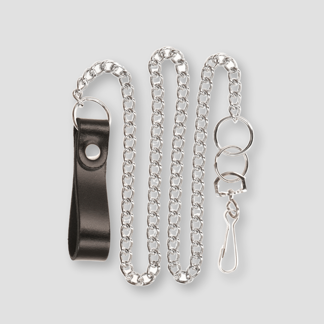 32 inch key chain leather belt loop