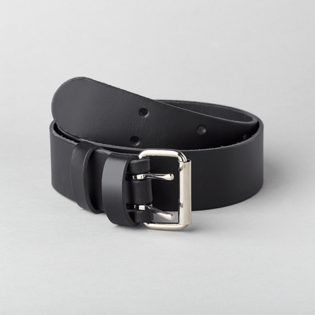 Peter Jones (ILG) Ltd Belts Peter Jones 50mm Leather Belt Double Pronged Buckle