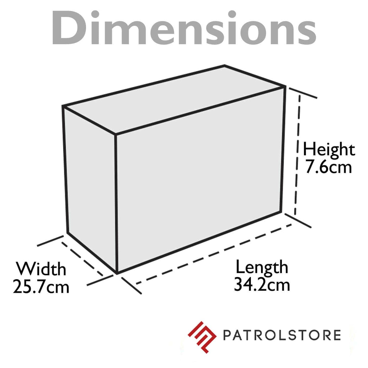 Plano SE Series  Scoped Pistol Case Dimensions