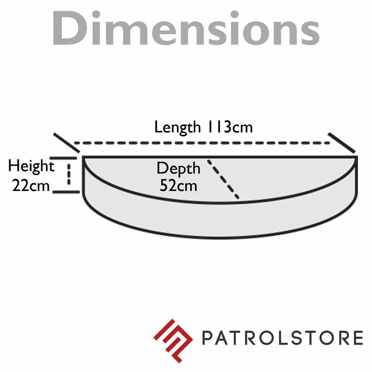 Plano SE Series Compact Archery Bow Case Dimensions