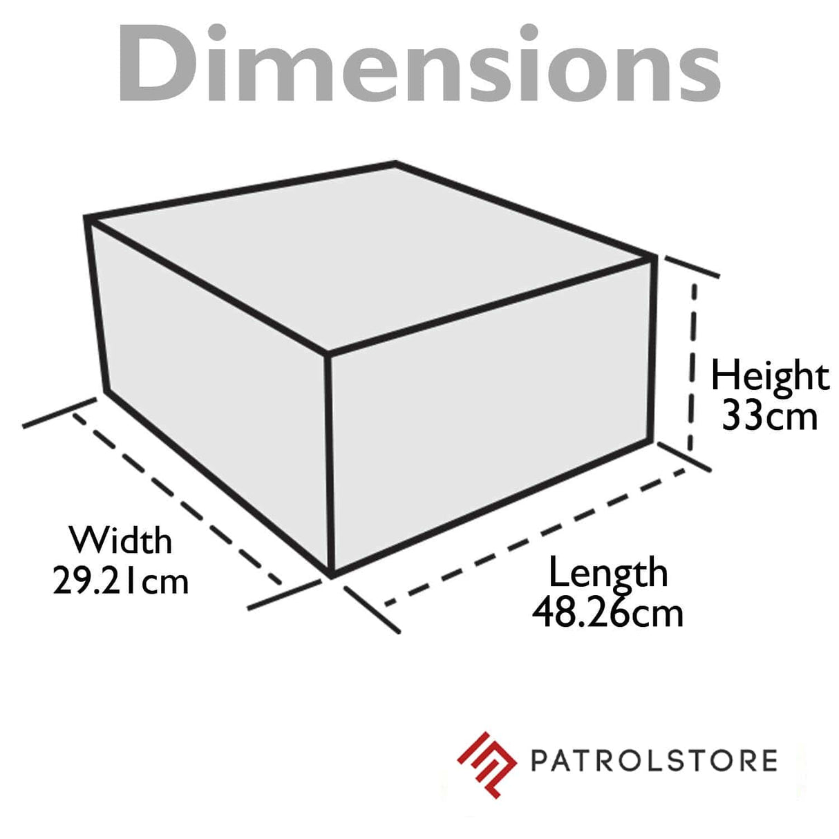 Plano 13 Litre Frost Cooler dimensions