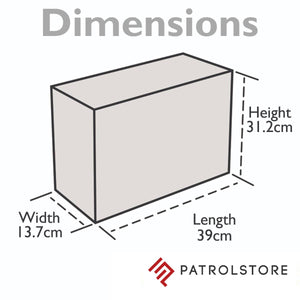 Plano Rustrictor Twin Pistol Case Dimensions