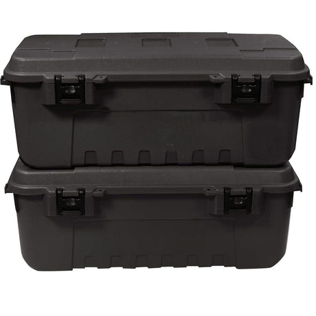 Plano Storage Box Large - Double Pack Plano Tactical Storage Trunks, Black