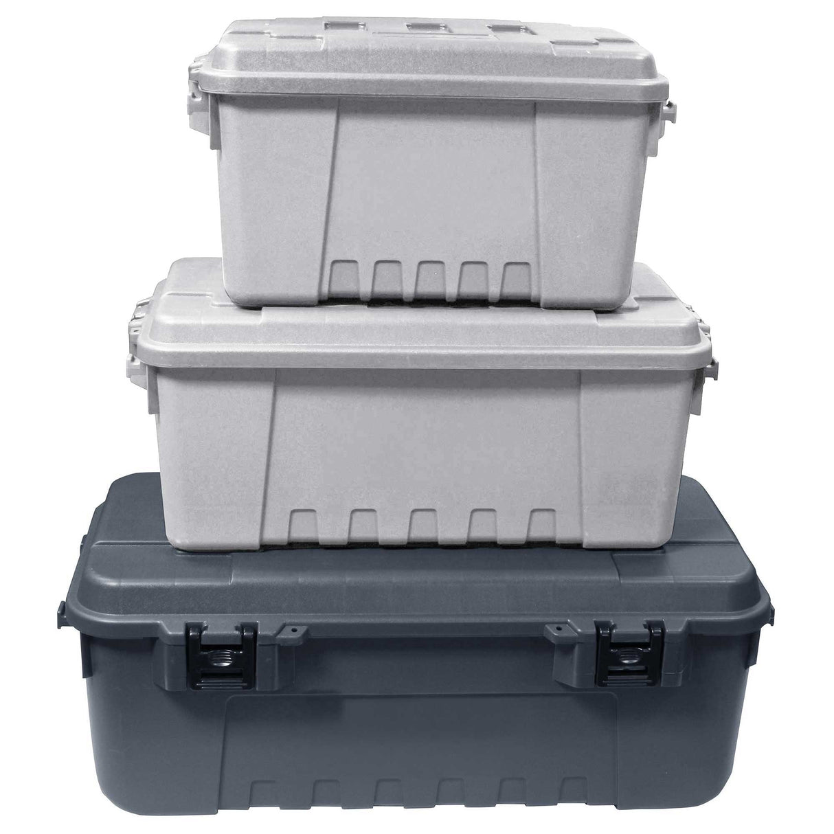 Plano Storage Box Large Plano Tactical Storage Trunks, Charcoal Grey
