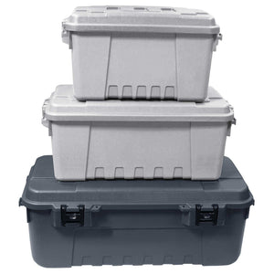 Plano Storage Box Large Plano Tactical Storage Trunks, Charcoal Grey
