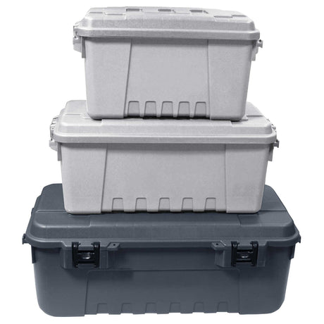Plano Storage Box Large Plano Tactical Storage Trunks, Charcoal Grey