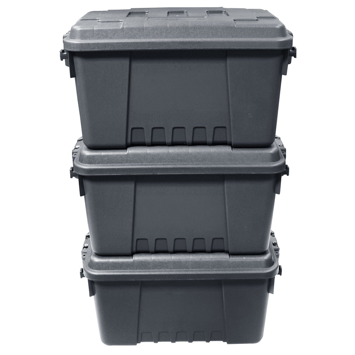 Plano Storage Box Small - Triple Pack Plano Tactical Storage Trunks, Charcoal Grey