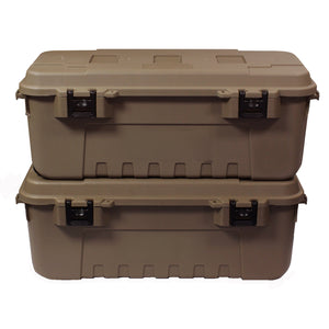 Plano Storage Box Large - Double Pack Plano Tactical Storage Trunks, Desert Tan