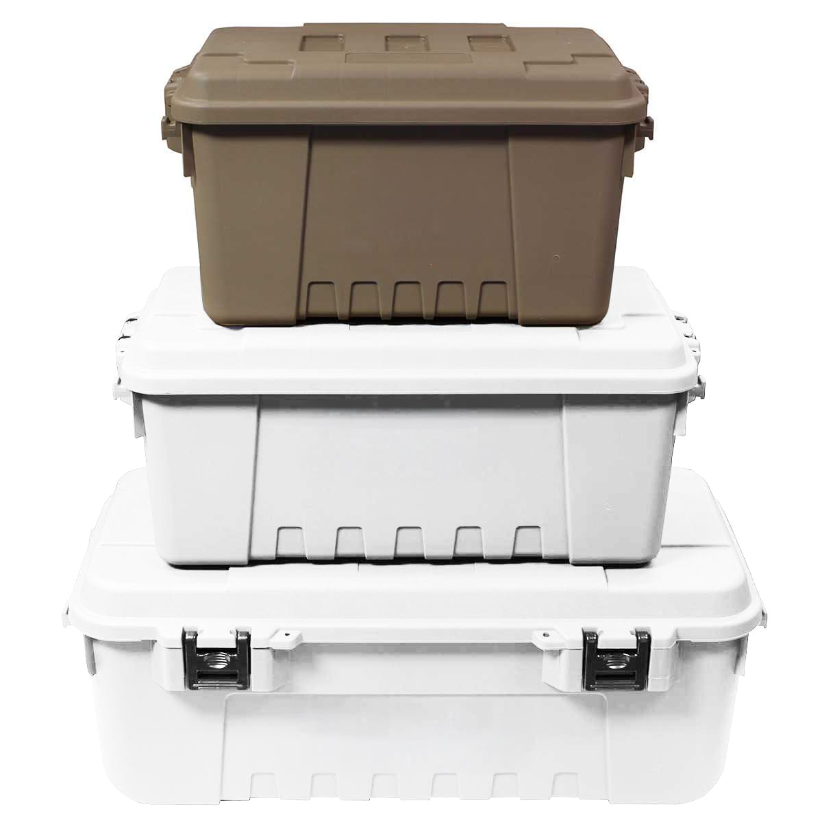 Plano Storage Box Small Plano Tactical Storage Trunks, Desert Tan