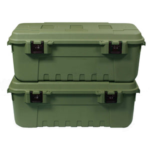 Plano Storage Box Large - Double Pack Plano Tactical Storage Trunks, Olive green