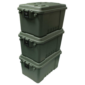 Plano Storage Box Small - Triple Pack Plano Tactical Storage Trunks, Olive green
