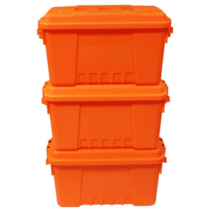 Plano Storage Box Small - Triple Pack Plano Tactical Storage Trunks, Orange