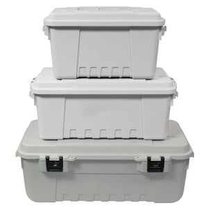 Plano Storage Box Large Plano Tactical Storage Trunks, Smoke Grey