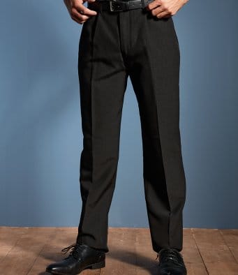 premier Trousers Premier Men's Polyester Trousers Black