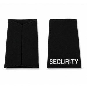 Pair of professional embroidered security guard shoulder epaulettes