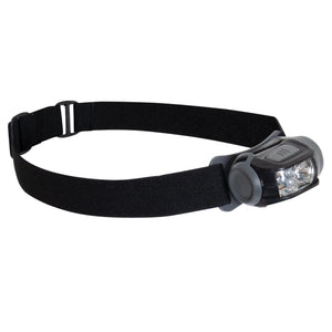Rothco Black Cree LED Headtorch with adjustable elastic headband and compact LED light housing