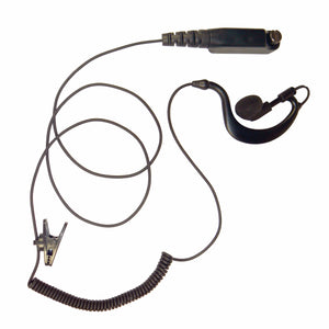 PJ&RHS Earpieces Rubber G Shape Earpiece for Tetra Sepura STP8000 STP9000 SC2020 SC2120