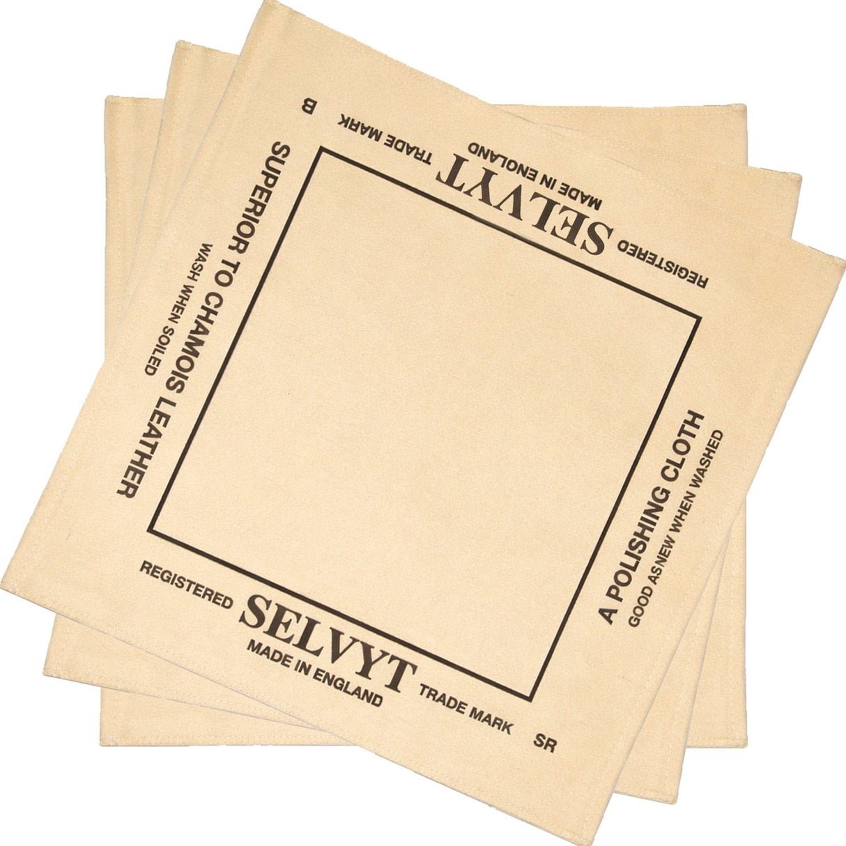 Selvyt Boot Accessories Selvyt SR Polishing Cloth, Beige