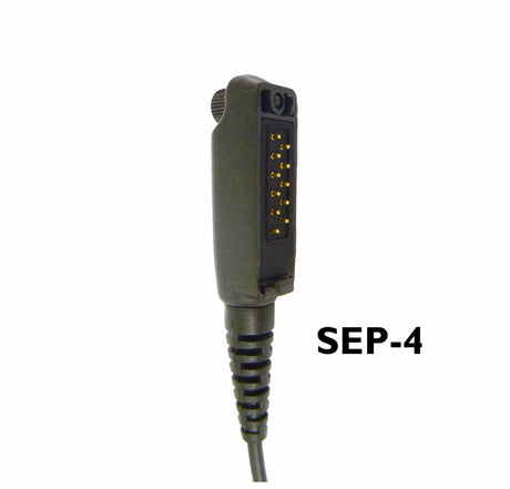 Rubber D Shape Earpiece for Tetra Sepura STP8000/9000